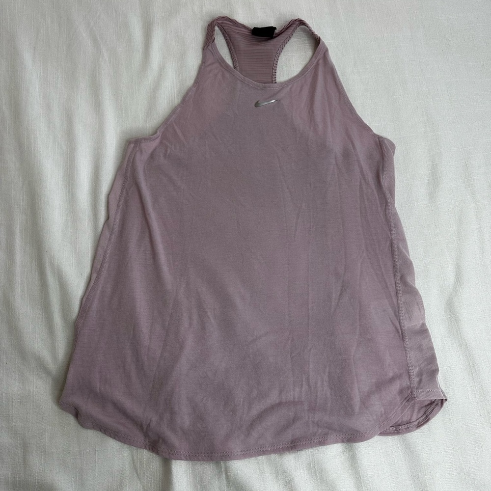 Lilac racer back Nike tank top